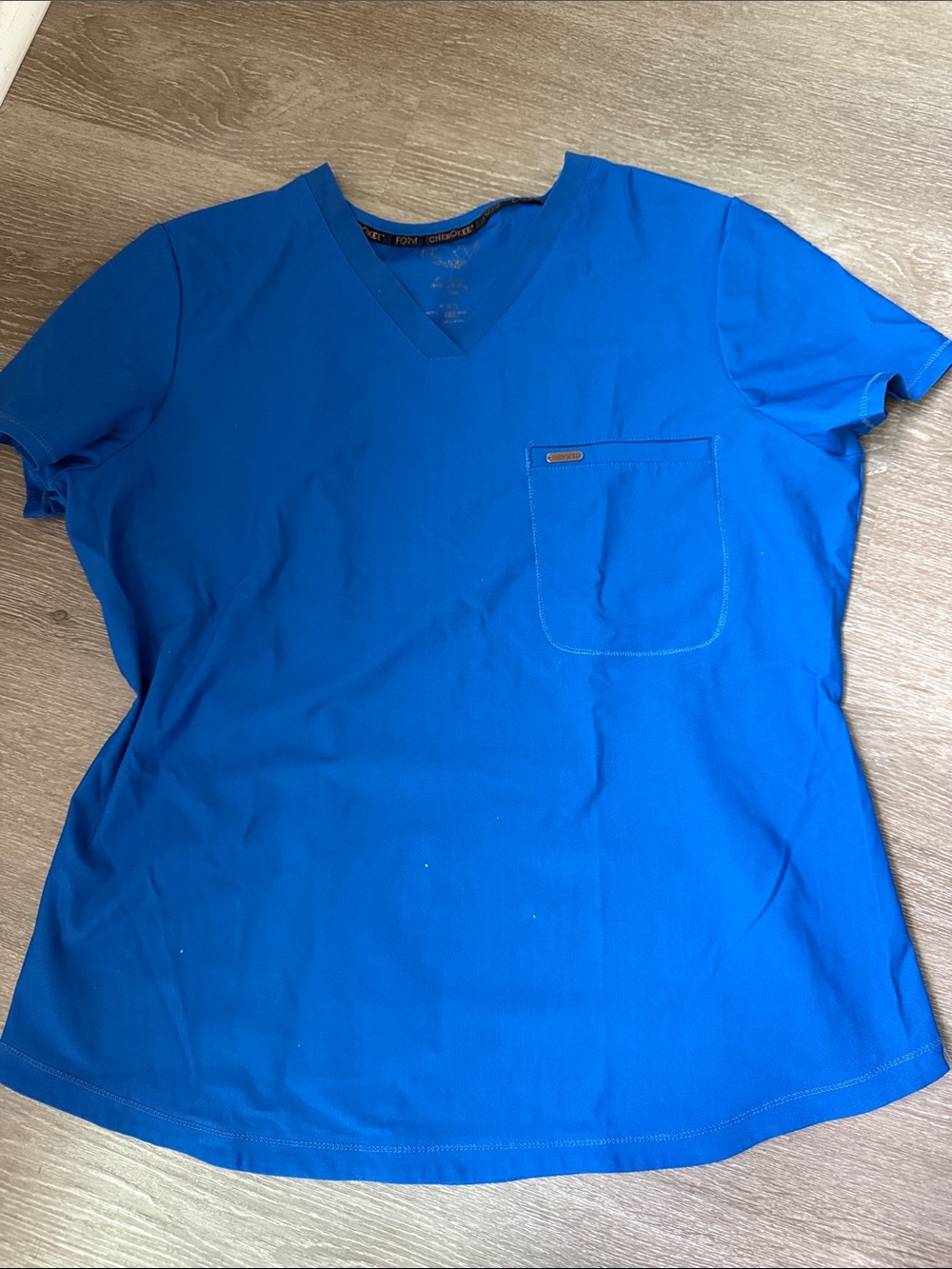 Cherokee Women's scrub top- Royal Blue